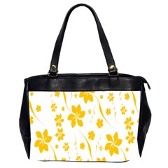 Shamrock Yellow Star Flower Floral Star Office Handbags (2 Sides) 