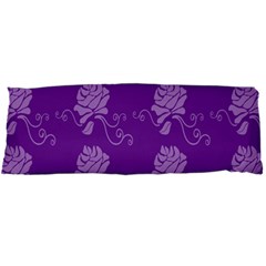 Purple Flower Rose Sunflower Body Pillow Case Dakimakura (two Sides) by Mariart