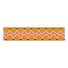 Orange Circle Polka Velvet Scrunchie by Mariart