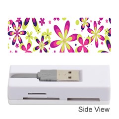 Star Flower Purple Pink Memory Card Reader (stick) 