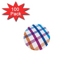 Webbing Line Color Rainbow 1  Mini Buttons (100 Pack) 