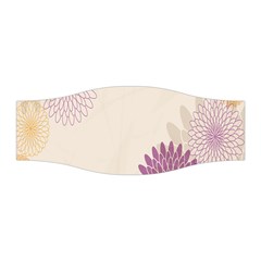 Star Sunflower Floral Grey Purple Orange Stretchable Headband