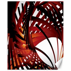 Webbing Red Canvas 16  X 20  