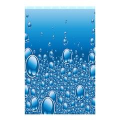 Water Bubble Blue Foam Shower Curtain 48  X 72  (small)  by Mariart