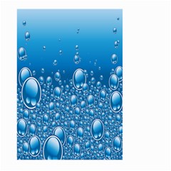 Water Bubble Blue Foam Large Garden Flag (two Sides)