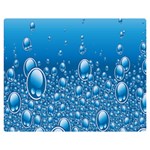 Water Bubble Blue Foam Double Sided Flano Blanket (Medium)  60 x50  Blanket Front