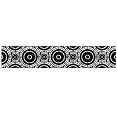 Geometric Black And White Flano Scarf (large) by linceazul