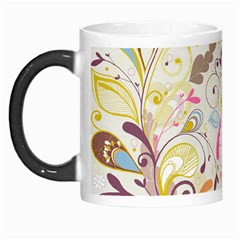 Colorful Seamless Floral Background Morph Mugs by TastefulDesigns