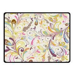 Colorful Seamless Floral Background Double Sided Fleece Blanket (small)  by TastefulDesigns