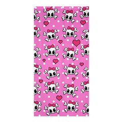 Cute Skulls  Shower Curtain 36  X 72  (stall)  by Valentinaart