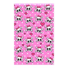 Cute Skulls  Shower Curtain 48  X 72  (small)  by Valentinaart