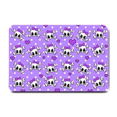 Cute skulls  Small Doormat 