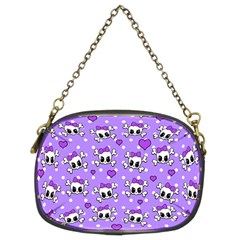 Cute skulls  Chain Purses (Two Sides) 