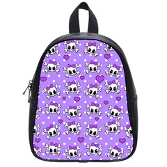 Cute skulls  School Bags (Small) 