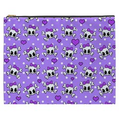 Cute skulls  Cosmetic Bag (XXXL) 