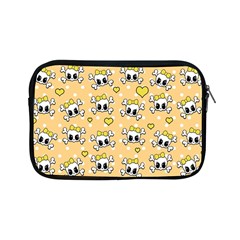 Cute Skull Apple Ipad Mini Zipper Cases by Valentinaart