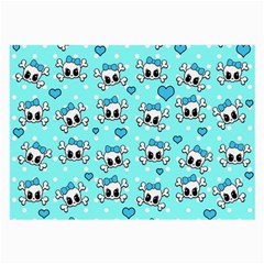 Cute Skull Large Glasses Cloth (2-side)