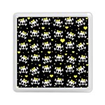 Cute skull Memory Card Reader (Square)  Front