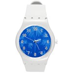 Floating Round Plastic Sport Watch (M) Front