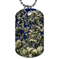 Floral Skies Dog Tag (one Side) by dawnsiegler