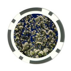 Floral Skies Poker Chip Card Guard