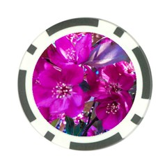 Pretty In Fuchsia Poker Chip Card Guard (10 Pack) by dawnsiegler