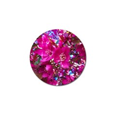 Pretty In Fuchsia 2 Golf Ball Marker by dawnsiegler