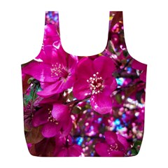 Pretty In Fuchsia 2 Full Print Recycle Bags (l)  by dawnsiegler