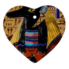 Anubis Ornament (heart) by dawnsiegler