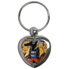 Anubis Key Chains (heart)  by dawnsiegler