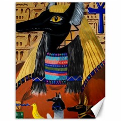 Anubis Canvas 12  X 16   by dawnsiegler