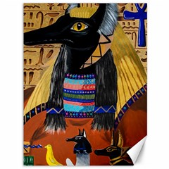 Anubis Canvas 36  X 48   by dawnsiegler