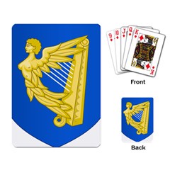 Coat Of Arms Of Ireland, 17th Century To The Foundation Of Irish Free State Playing Card by abbeyz71