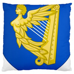 Coat Of Arms Of Ireland, 17th Century To The Foundation Of Irish Free State Large Cushion Case (two Sides) by abbeyz71