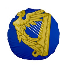 Coat Of Arms Of Ireland, 17th Century To The Foundation Of Irish Free State Standard 15  Premium Round Cushions by abbeyz71