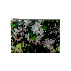 Tree Blossoms Cosmetic Bag (medium)  by dawnsiegler