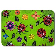 Lucky Ladies Large Doormat  by dawnsiegler