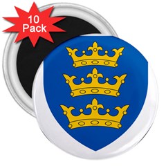 Lordship Of Ireland Coat Of Arms, 1177-1542 3  Magnets (10 Pack)  by abbeyz71