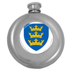 Lordship Of Ireland Coat Of Arms, 1177-1542 Round Hip Flask (5 Oz) by abbeyz71