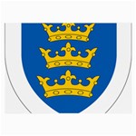 Lordship of Ireland Coat of Arms, 1177-1542 Large Glasses Cloth (2-Side) Back