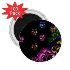 Floral Rhapsody Pt 1 2 25  Magnets (100 Pack)  by dawnsiegler