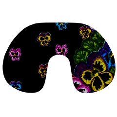 Floral Rhapsody Pt 1 Travel Neck Pillows by dawnsiegler