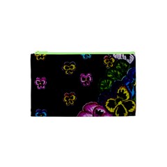 Floral Rhapsody Pt 1 Cosmetic Bag (xs) by dawnsiegler