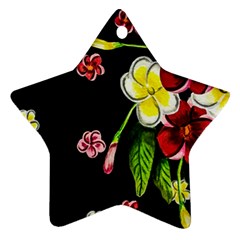 Floral Rhapsody Pt 2 Star Ornament (two Sides) by dawnsiegler