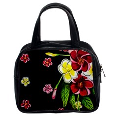 Floral Rhapsody Pt 2 Classic Handbags (2 Sides) by dawnsiegler