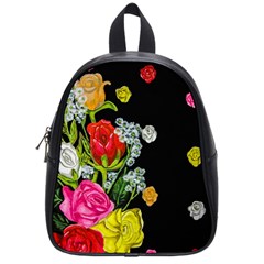 Floral Rhapsody Pt 4 School Bags (small)  by dawnsiegler