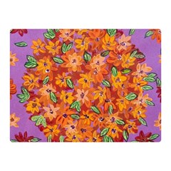 Floral Sphere Double Sided Flano Blanket (mini)  by dawnsiegler