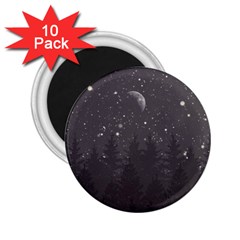 Night Full Star 2 25  Magnets (10 Pack) 