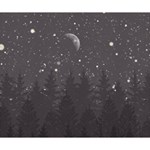 Night Full Star Deluxe Canvas 14  x 11  14  x 11  x 1.5  Stretched Canvas