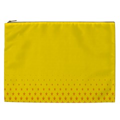 Yellow Star Light Space Cosmetic Bag (xxl)  by Mariart